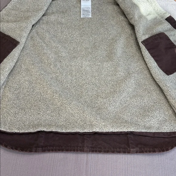 EUC Carhartt Washed Duck Sherpa-Lined Mock-Neck Relaxed-Fit Vest- Women’s Large - Picture 10 of 12